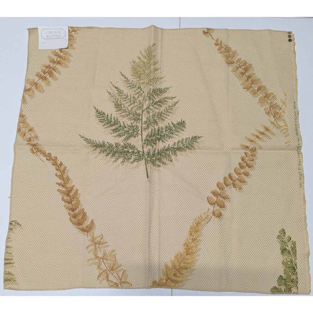 Vintage Osborne & Little Nina Campbell Zembla Fern Trellis NCF3400/02